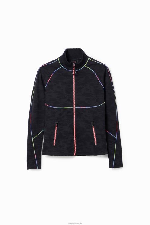 oblačila NFXLT277 ženske Desigual športna jakna s šivi