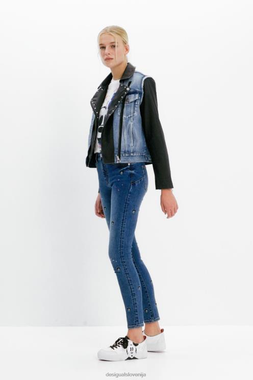oblačila NFXLT371 ženske Desigual Mickey Mouse hibridna denim jakna