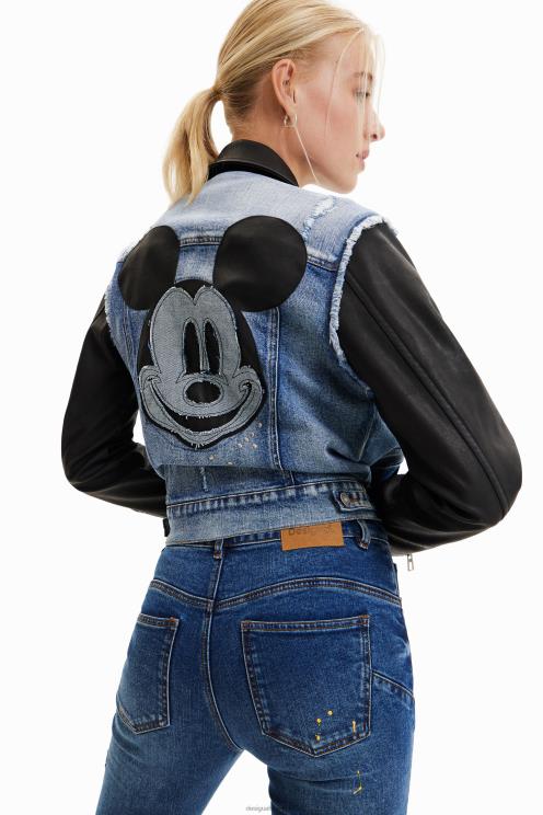 oblačila NFXLT371 ženske Desigual Mickey Mouse hibridna denim jakna