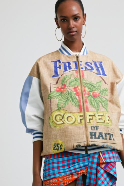 oblačila NFXLT377 ženske Desigual bomber jakna stella jean