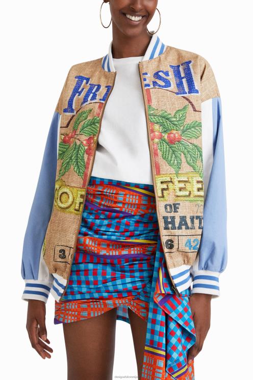 oblačila NFXLT377 ženske Desigual bomber jakna stella jean