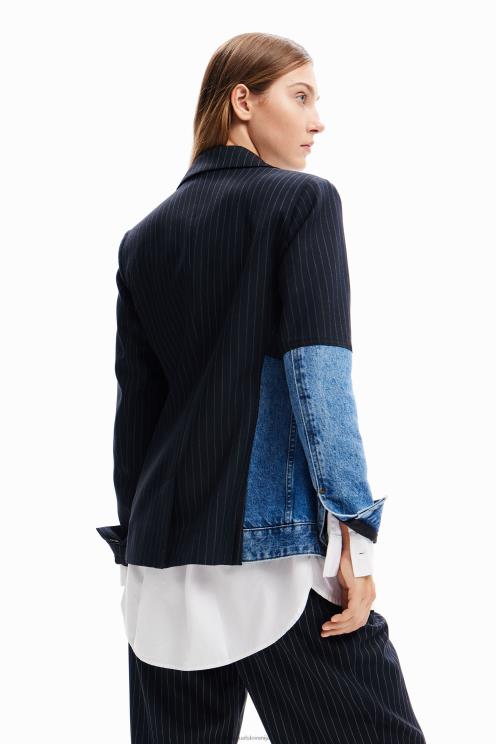 oblačila NFXLT49 ženske Desigual hibridni džins blazer