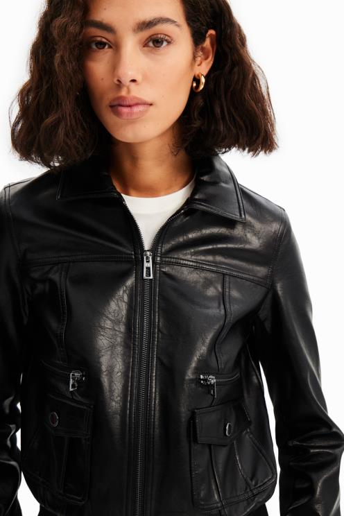 oblačila NFXLT510 ženske Desigual jakna z retro žepi