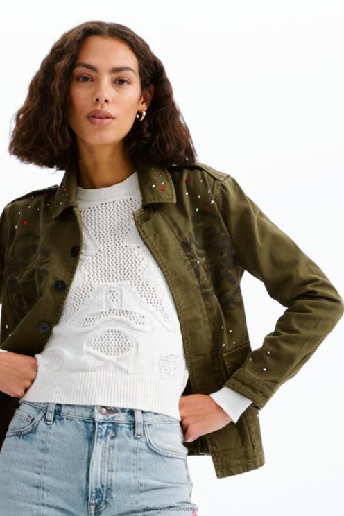 oblačila NFXLT647 ženske Desigual vezena parka jakna