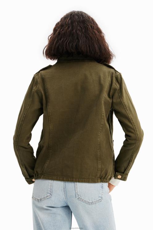 oblačila NFXLT647 ženske Desigual vezena parka jakna