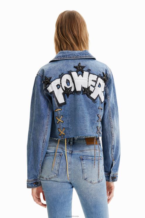 oblačila NFXLT720 ženske Desigual kratka power denim jakna