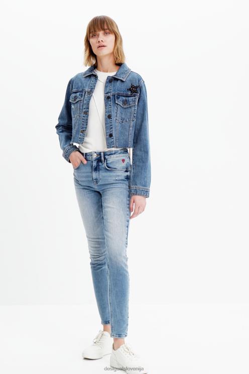 oblačila NFXLT720 ženske Desigual kratka power denim jakna