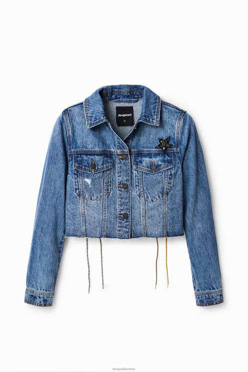 oblačila NFXLT720 ženske Desigual kratka power denim jakna