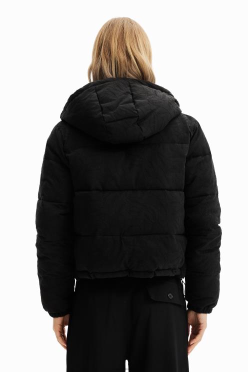 oblačila NFXLT747 ženske Desigual kratka vezena podložena jakna