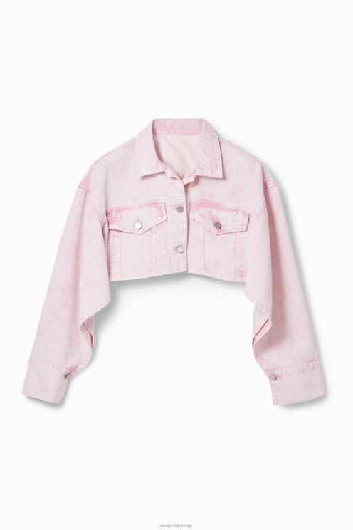 oblačila NFXLT771 ženske Desigual maitrepierre skrajšana denim jakna