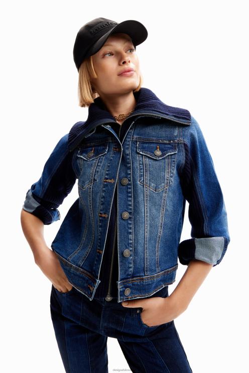 oblačila NFXLT827 ženske Desigual hibridna denim jakna