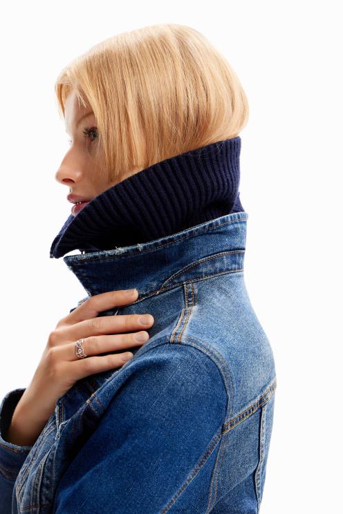 oblačila NFXLT827 ženske Desigual hibridna denim jakna