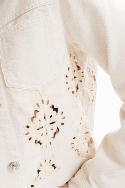 oblačila NFXLT843 ženske Desigual izrezana denim jakna