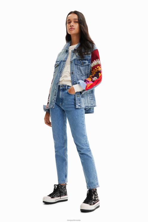 oblačila NFXLT928 ženske Desigual izvezena majica tovornjakarja iz jeansa
