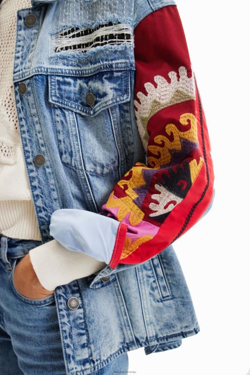 oblačila NFXLT928 ženske Desigual izvezena majica tovornjakarja iz jeansa