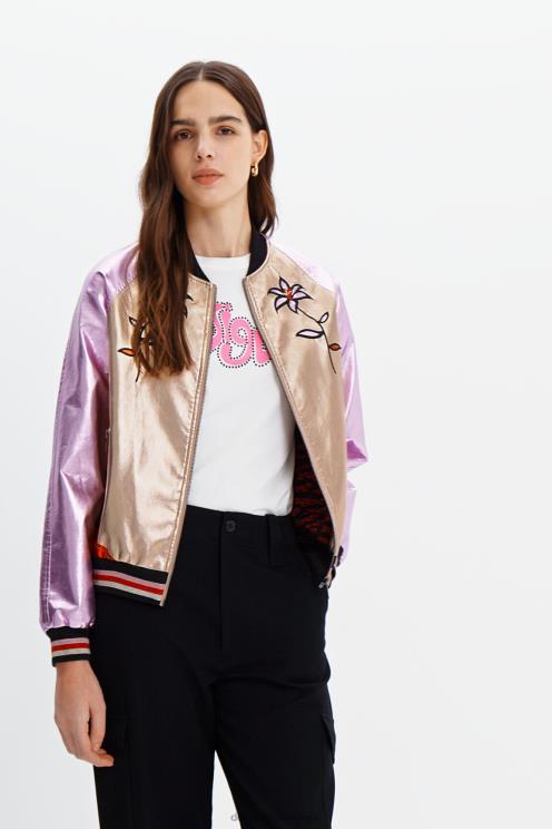 oblačila NFXLT955 ženske Desigual kovinska bomber jakna