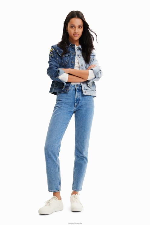 oblačila NFXLT971 ženske Desigual dvobarvna denim jakna