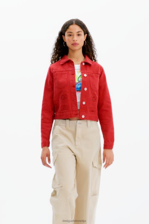 oblačila NFXLT982 ženske Desigual izrezana denim jakna