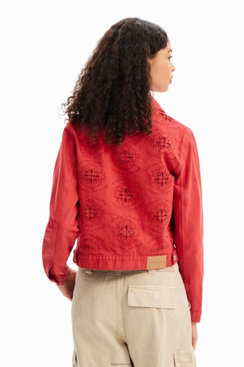 oblačila NFXLT982 ženske Desigual izrezana denim jakna