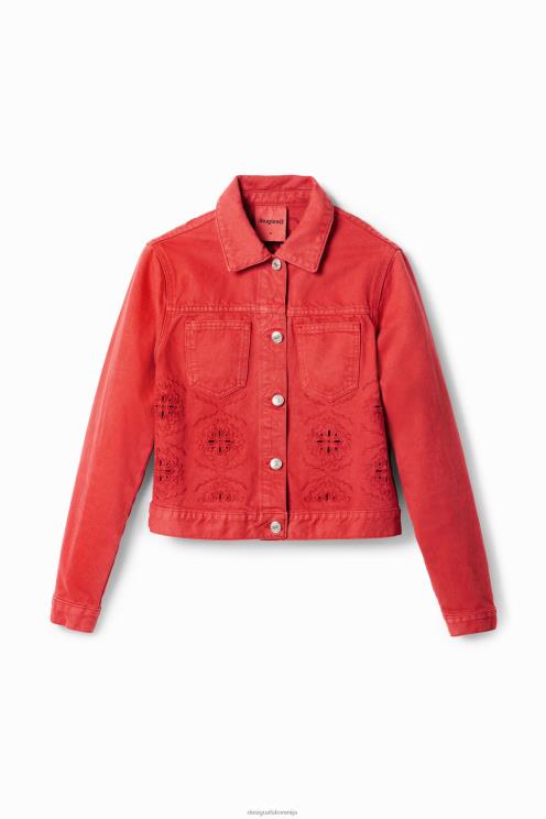 oblačila NFXLT982 ženske Desigual izrezana denim jakna