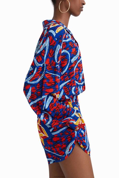 oblačila NFXLT1124 ženske Desigual igralna obleka stella jean