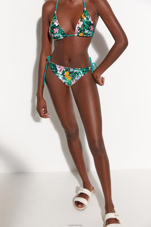 oblačila NFXLT1053 ženske Desigual cvetlični bikini spodnji del