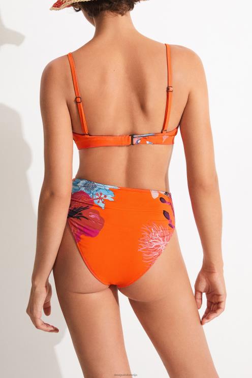 oblačila NFXLT1121 ženske Desigual koralni spodnji del bikinija