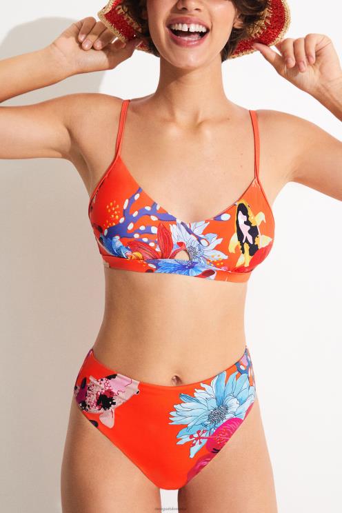 oblačila NFXLT1121 ženske Desigual koralni spodnji del bikinija