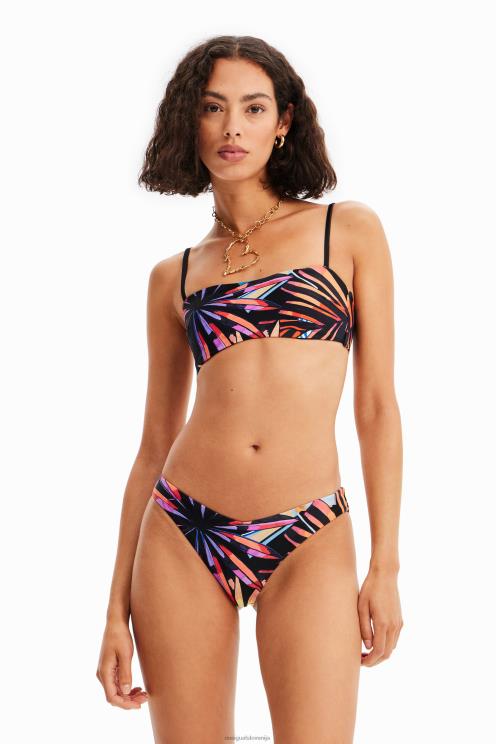 oblačila NFXLT505 ženske Desigual zgornji del tropskega bandeau bikinija