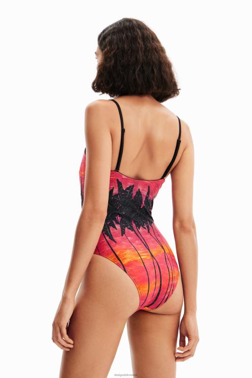 oblačila NFXLT556 ženske Desigual stella jean bandeau kopalke
