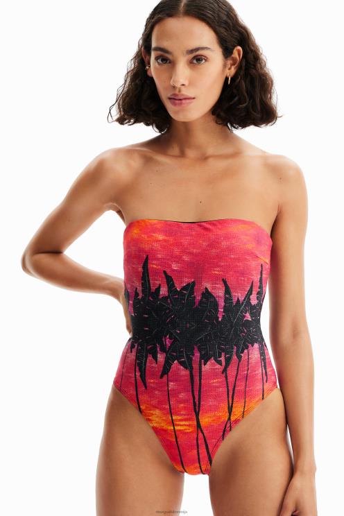 oblačila NFXLT556 ženske Desigual stella jean bandeau kopalke