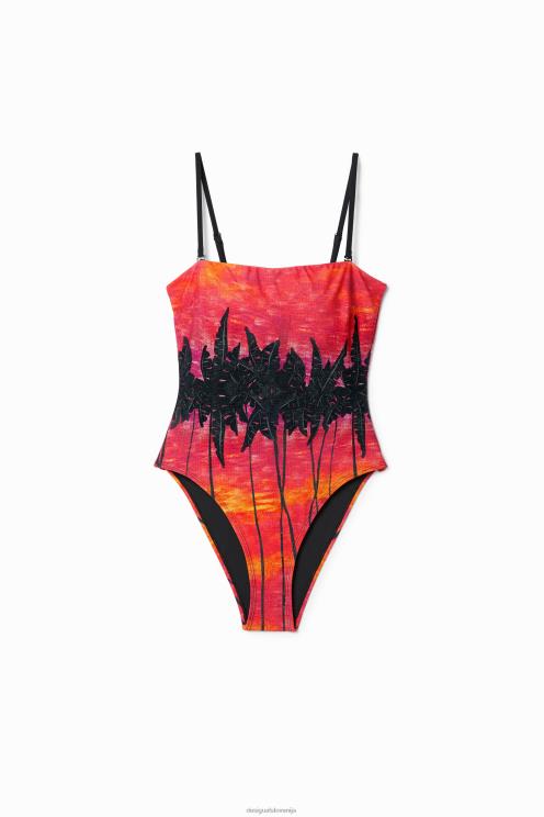oblačila NFXLT556 ženske Desigual stella jean bandeau kopalke