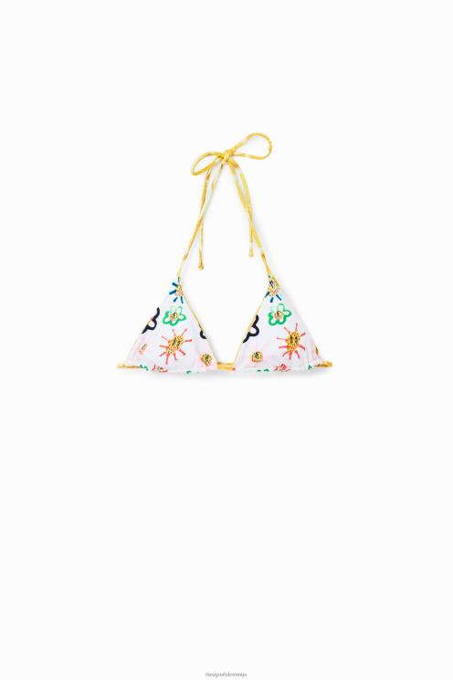 oblačila NFXLT676 ženske Desigual zgornji del bikinija z dvostranskim trikotnikom