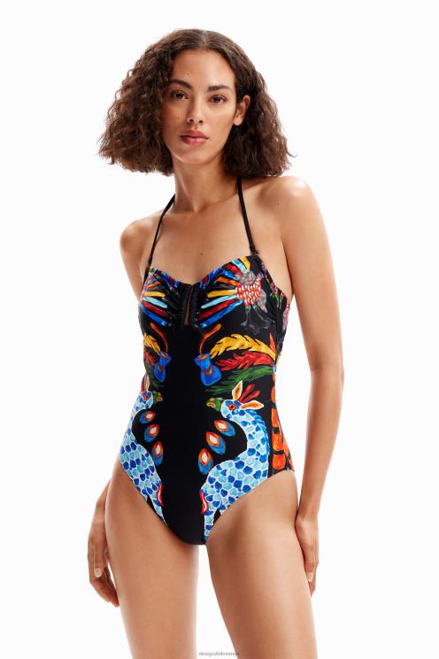 oblačila NFXLT942 ženske Desigual stella jean bandeau kopalke