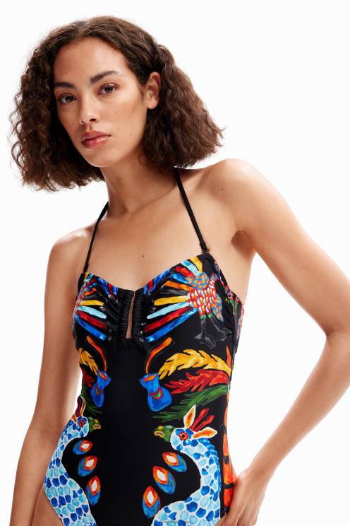 oblačila NFXLT942 ženske Desigual stella jean bandeau kopalke