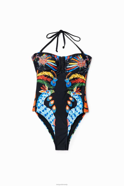 oblačila NFXLT942 ženske Desigual stella jean bandeau kopalke