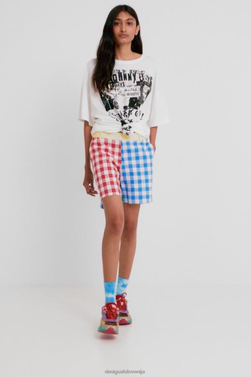 oblačila NFXLT1068 ženske Desigual kariraste kratke hlače johnson hartig
