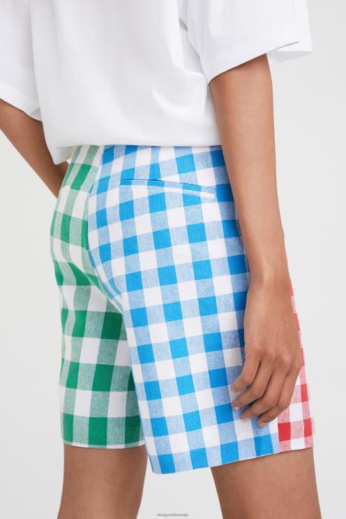 oblačila NFXLT1068 ženske Desigual kariraste kratke hlače johnson hartig