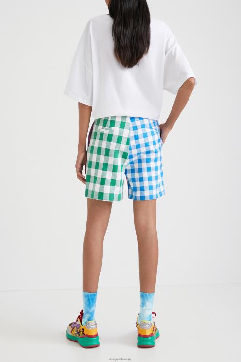 oblačila NFXLT1068 ženske Desigual kariraste kratke hlače johnson hartig