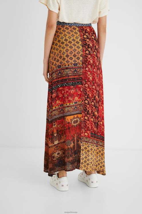 oblačila NFXLT1133 ženske Desigual dolgo cvetlično krilo