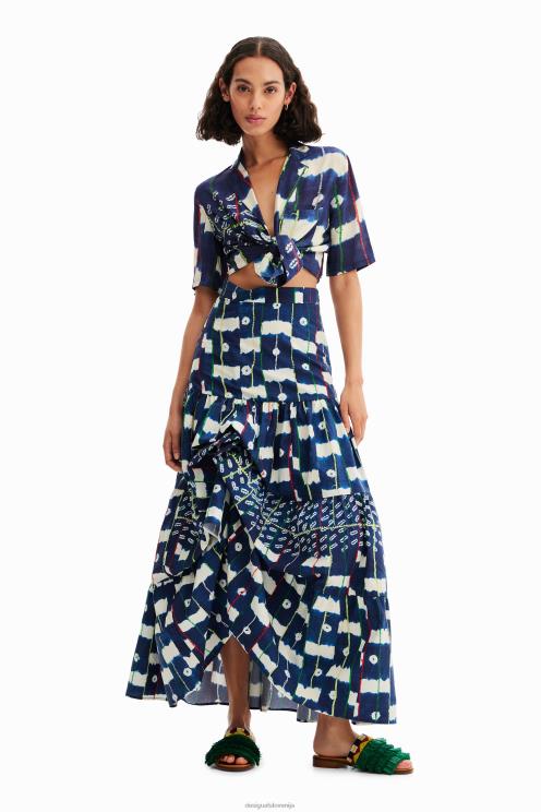 oblačila NFXLT311 ženske Desigual dolgo krilo stella jean v več položajih