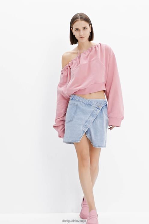 oblačila NFXLT362 ženske Desigual maitrepierre mini krilo iz jeansa