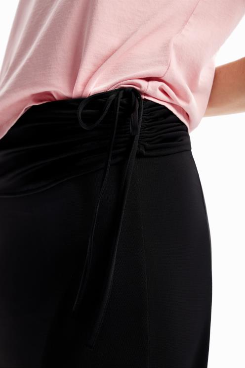 oblačila NFXLT840 ženske Desigual midi krilo z razporkom