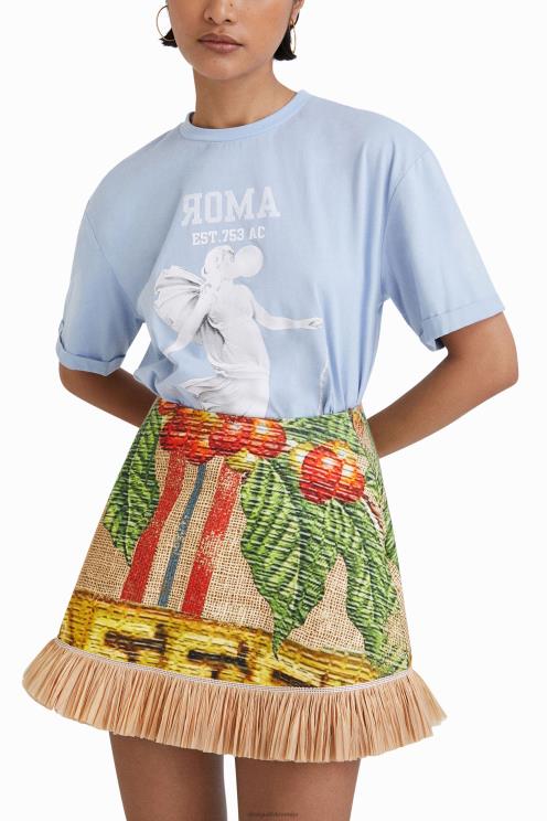 oblačila NFXLT1100 ženske Desigual majica s kipom stella jean