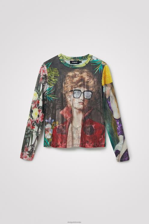 oblačila NFXLT1105 ženske Desigual umetniška majica