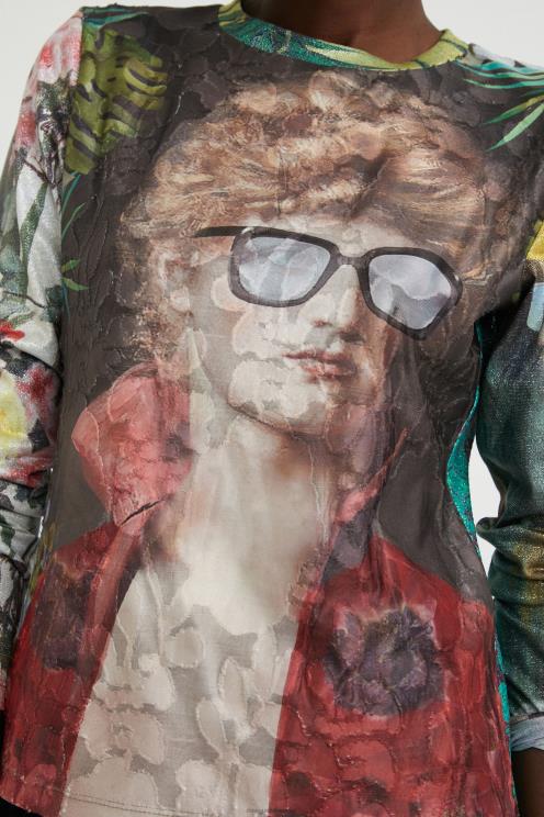 oblačila NFXLT1105 ženske Desigual umetniška majica