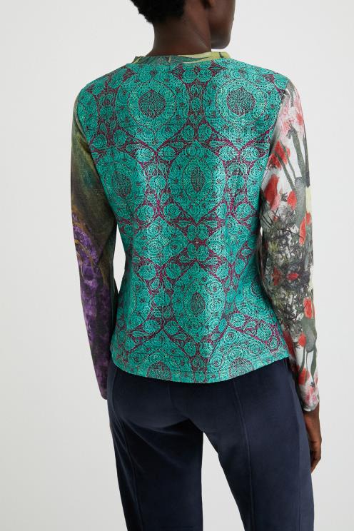 oblačila NFXLT1105 ženske Desigual umetniška majica