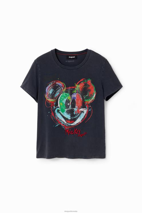 oblačila NFXLT115 ženske Desigual umetniška majica s kratkimi rokavi Mickey Mouse