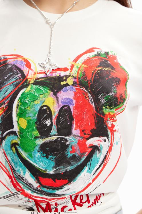 oblačila NFXLT124 ženske Desigual umetniška majica s kratkimi rokavi Mickey Mouse