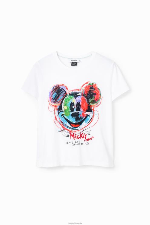 oblačila NFXLT124 ženske Desigual umetniška majica s kratkimi rokavi Mickey Mouse
